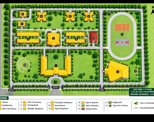 Heaven Will School concept master site plan